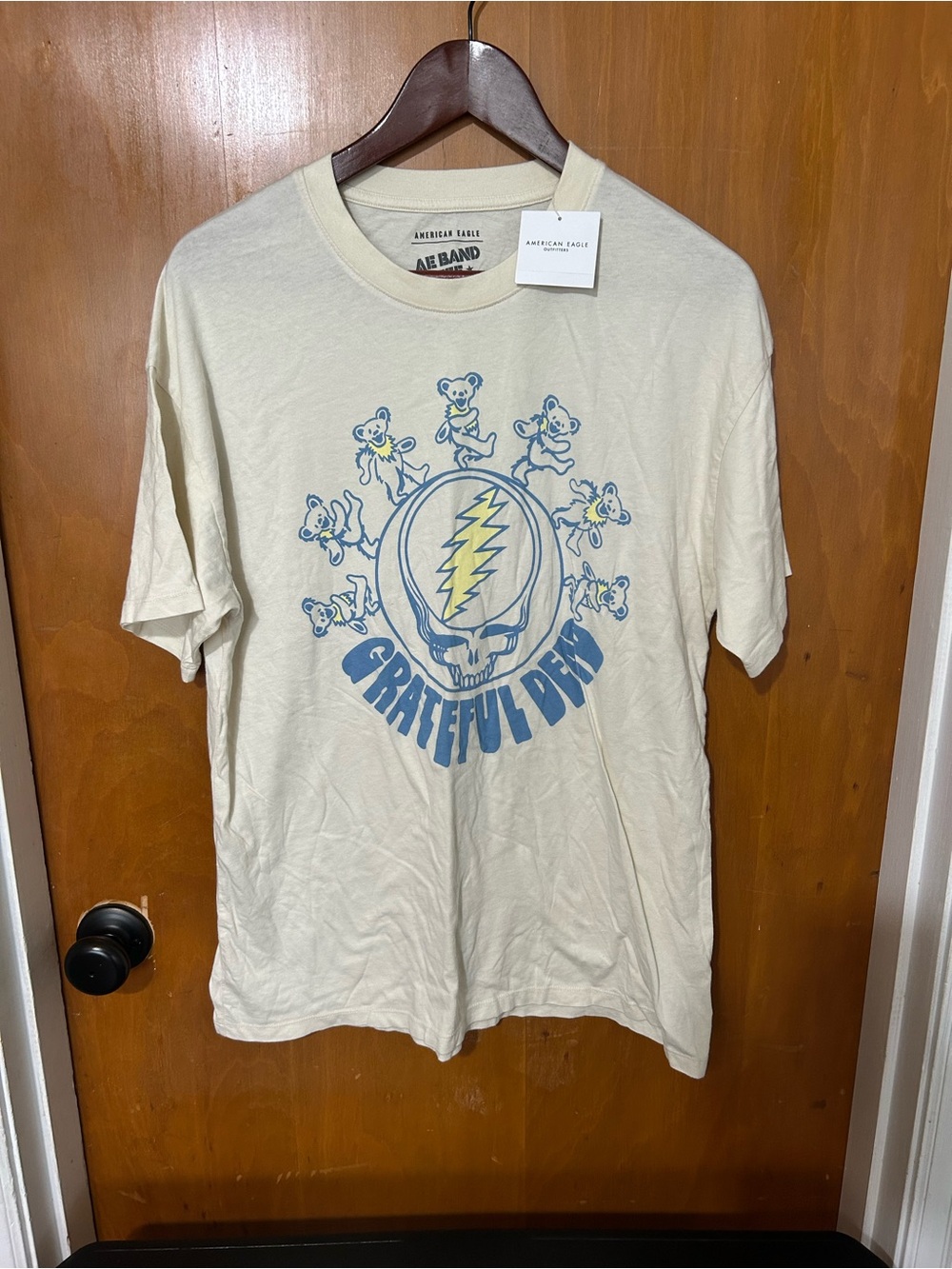 NWT American Eagle Grateful Dead Dancing Bears Graphic Tee Size XS/S